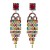  Rhinestone tassel crystal earrings woman long style temperament high-end fashion trend Alloy diamond Earri