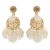same style occidental style geometry resin long style earrings woman Shells pendant high Earring