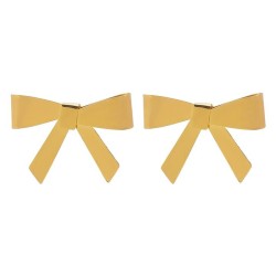E occidental style temperamentins wind Metal bow ear stud  sweet lovely brief ..