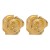 R high medium wind Metal textured ring  occidental style samll rose necklace ear stud