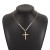  brief personality all-Purpose necklace  wind cross Pearl splice wind clavicle chain