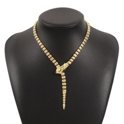 occidental style fashion Metal snake geometry clavicle chain  personality high..