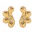 E occidental style personality geometry drop petal earrings  retro samll temperament surface Metal ear stud