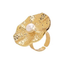 R retro Metal wind Pearl Round temperament ear stud  high elegant all-Purpose ..