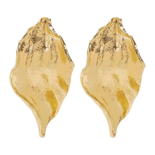 E summer new Alloy earrings  occidental style retro personality same style Irregular surface geometry Earring