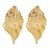 E summer new Alloy earrings  occidental style retro personality same style Irregular surface geometry Earring