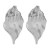 E summer new Alloy earrings  occidental style retro personality same style Irregular surface geometry Earring
