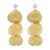 E occidental style samll silver leaf Metal earrings  temperament all-Purpose tassel earring