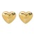 E occidental style wind exaggerating fashion love ear stud ins high temperament all-Purpose Peach heart Metal ea