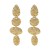 E occidental style retro wind Metal textured earrings  temperament samll Irregular geometry earring