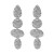 E occidental style retro wind Metal textured earrings  temperament samll Irregular geometry earring