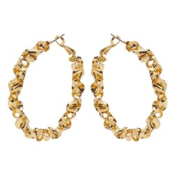 E occidental style geometry Irregular twisted circle  exaggerating personality..