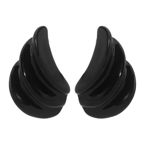 E occidental style brief Irregular geometry resin earrings  summer new wind ear stud