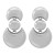 E occidental style personality creative geometry Metal textured earrings  fashionins wind retro high all-Purpose
