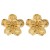 Ein wind fashion retro flowers earrings  samll temperament Metal wind ear stud