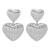 E occidental style Double love temperament earrings  retro wind fashion brief Metal Earring