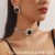  trend occidental style exaggerating geometry multilayer diamond color crystal ne