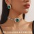  trend occidental style exaggerating geometry multilayer diamond color crystal ne