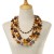multilayer geometry retro necklace earrings set sweater chain Nationnecklace