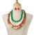  color multilayer tassel necklace earrings set sweater chainnecklace set