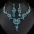 occidental style necklace earrings set high three bride