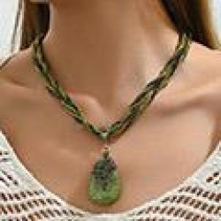 fashion Bohemia noble wind flowers drop temperament lady short necklace