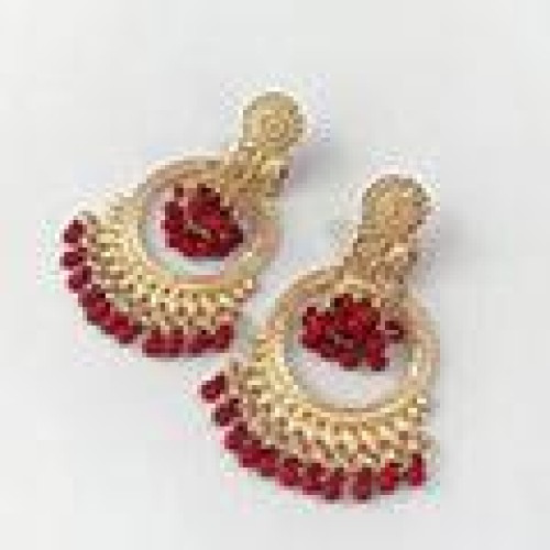 1 fashion noble wind concise circle temperament lady earring
