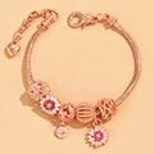 fashion  Metal all-PurposeDL concise flowers collocation personality woman bracelet