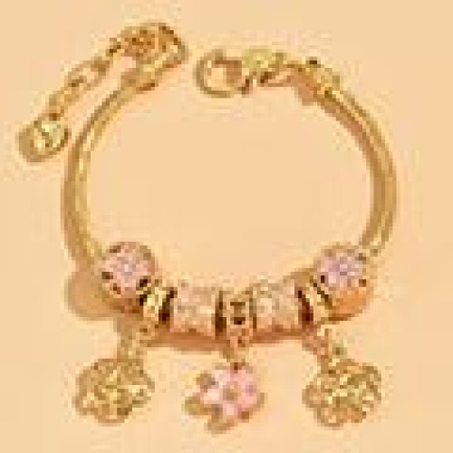 fashion  Metal all-PurposeDL concise flowers collocation personality woman bracelet