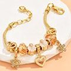 fashion  Metal all-PurposeDL concise flowers love personality woman bracelet