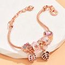 fashion  Metal all-PurposeDL concise leaves personality woman bracelet