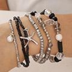 fashion concise Bohemia noble wind starfish multilayer mash up temperament lad..