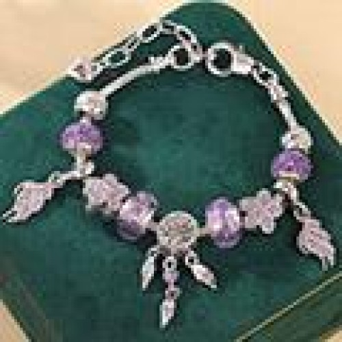 fashion  Metal all-PurposeDL concise flash diamond angel personality woman bracelet