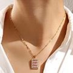1 fashion sweetOL Zirconium watch-face personality lady necklace