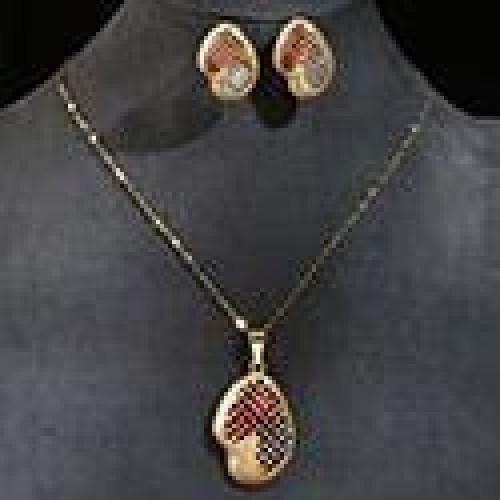 1 fashion concise Irregular drop personality temperament lady necklace buckle set
