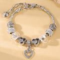 fashion  Metal all-PurposeDL concise flash diamond Peach heart personality wom..