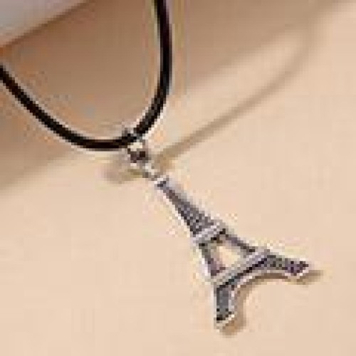 1 fashion retro tower pendant personality lady necklace
