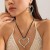 occidental styleins wind starfish  exaggerating Metal rose big love necklace set