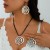 occidental styleins wind starfish  exaggerating Metal rose big love necklace set