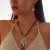 occidental styleins wind starfish  exaggerating Metal rose big love necklace set
