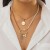 occidental style temperament imitate Pearl removable necklace woman  creativeO buckle Metal chainY tassel