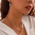 occidental style temperament imitate Pearl necklaceearrings brief Metal chain tassel clavicle