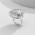 occidental style wind Metal starfish ring woman exaggerating imitate Pearl