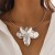 occidental style fashion Irregular Metal petal Collar woman personality three-dimensional flowers clavicle
