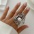 occidental styleins exaggerating Metal wind imitate Pearl ring  personality openingring