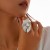 occidental styleins exaggerating Metal wind imitate Pearl ring  personality openingring
