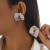 occidental style Irregular Stripe ear stud woman  fashion geometry twining Metal Earringearrings