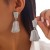 occidental style Irregular Stripe ear stud woman  fashion geometry twining Metal Earringearrings