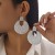 occidental style Irregular Stripe ear stud woman  fashion geometry twining Metal Earringearrings