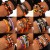 occidental style Halloween skull set black woman spider color beads bracelet